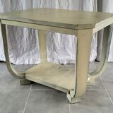 Patinated Art Deco coffee table