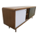 Black and white teak sideboard, 1960s