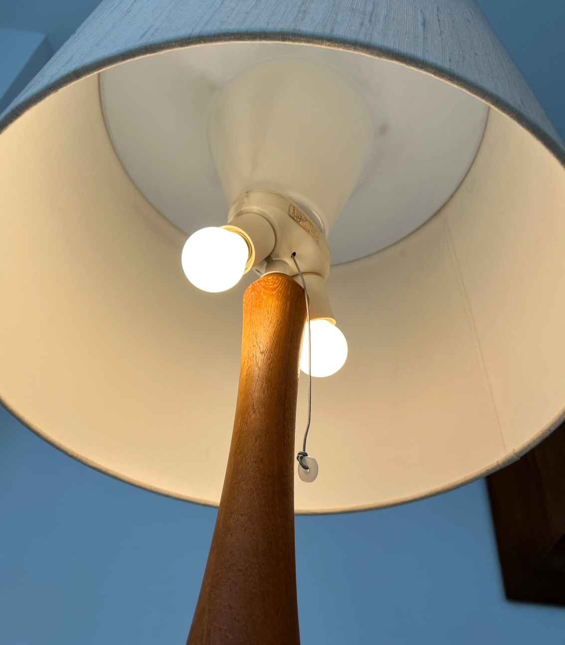 Teak lamp Domus edition 70s