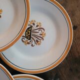 Dessert plates from Creil and Montereau