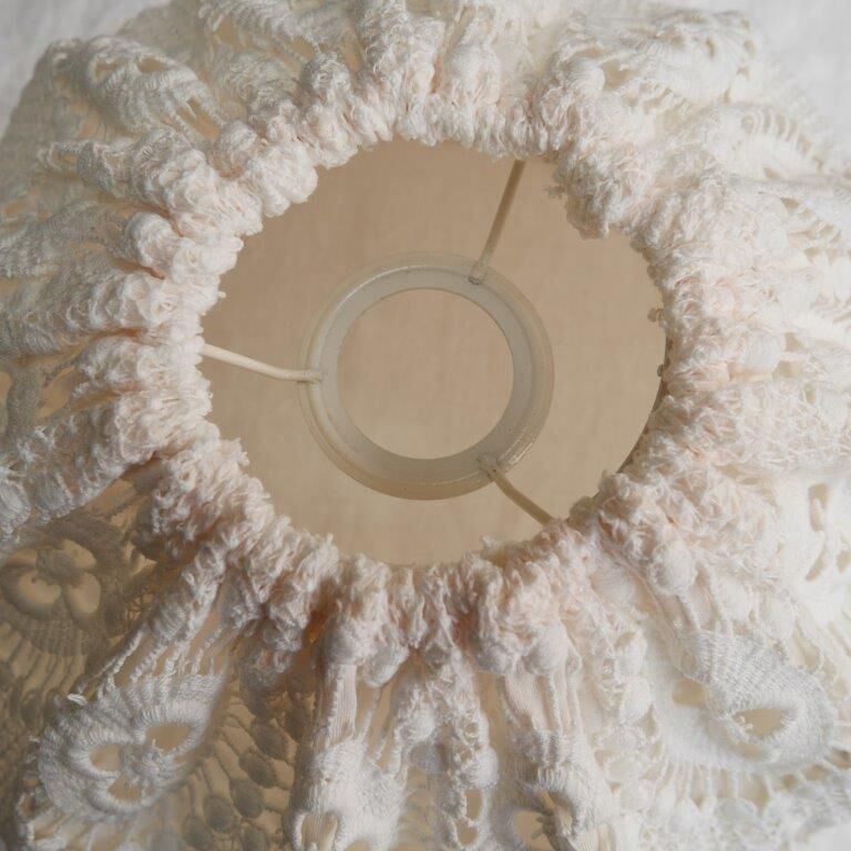 Abat jour dentelle