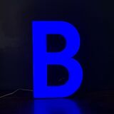 Lettre d'enseigne lumineuse