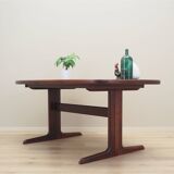 Mahogany table, Danish design, 90s, manufacturer: Skovby