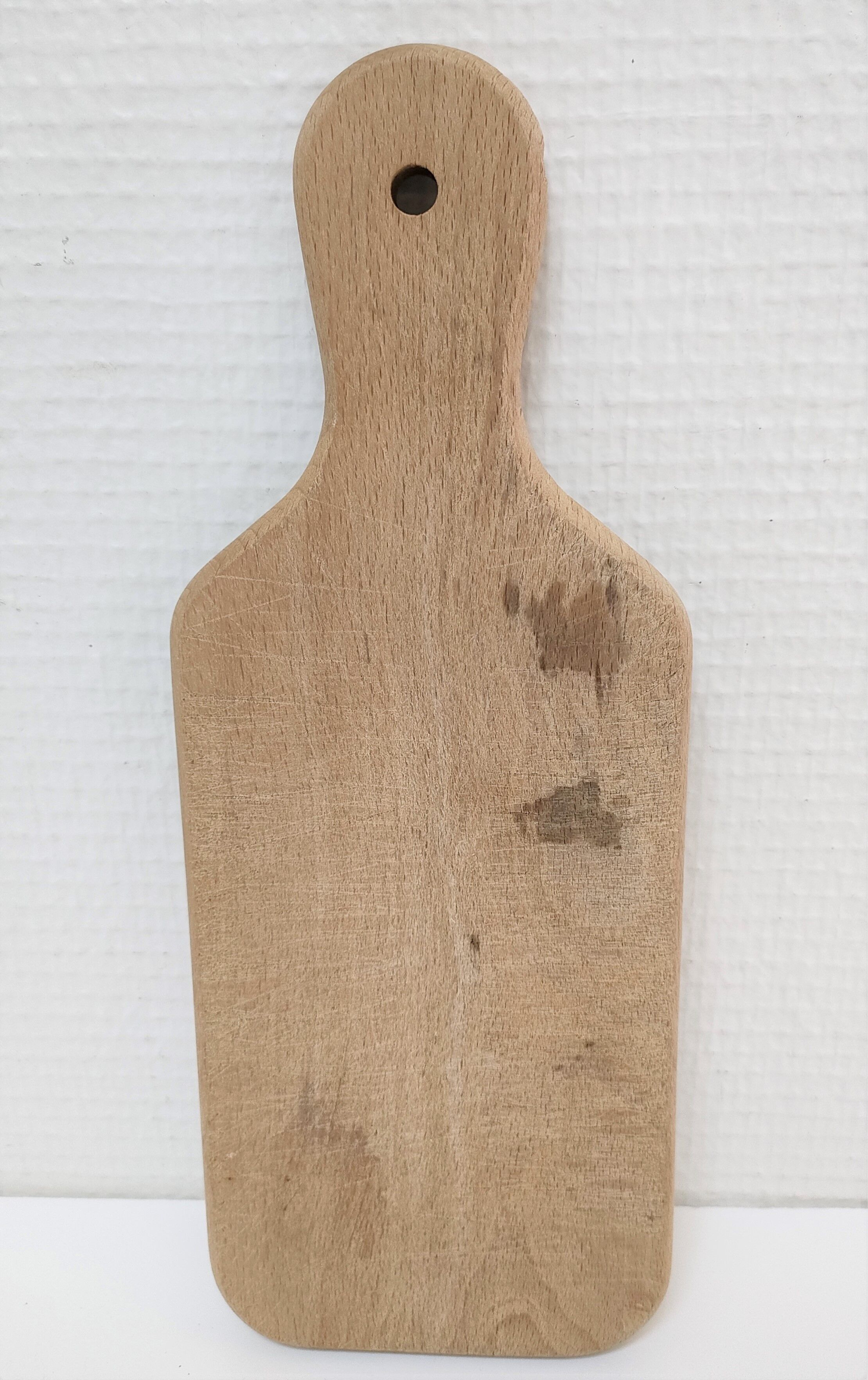 Trois planches à découper bois massif patiné vintage