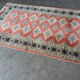Handmade oriental carpet XXth Pink background 159 x 96 cm