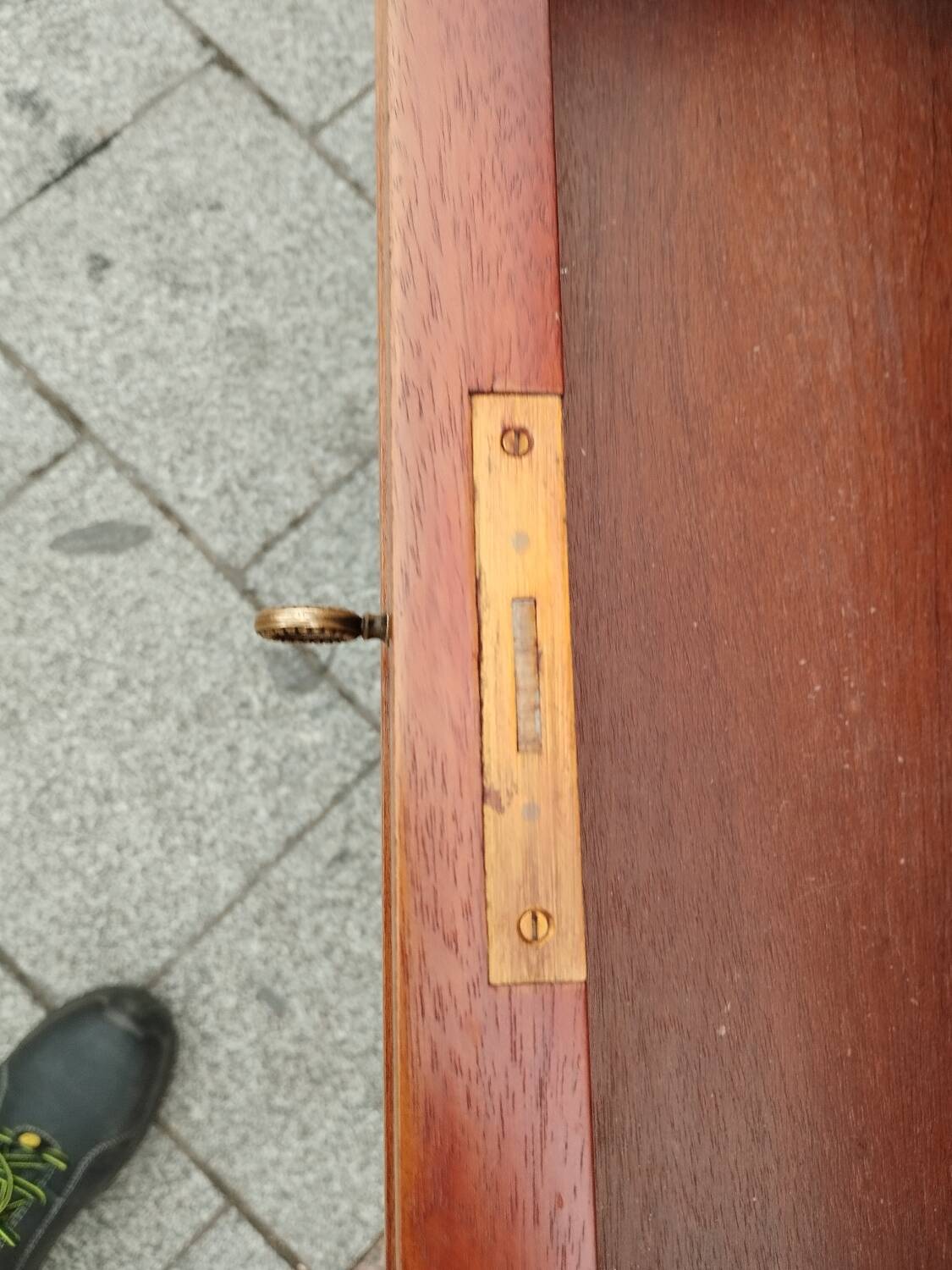 Antique flat desk in Louis XVI style