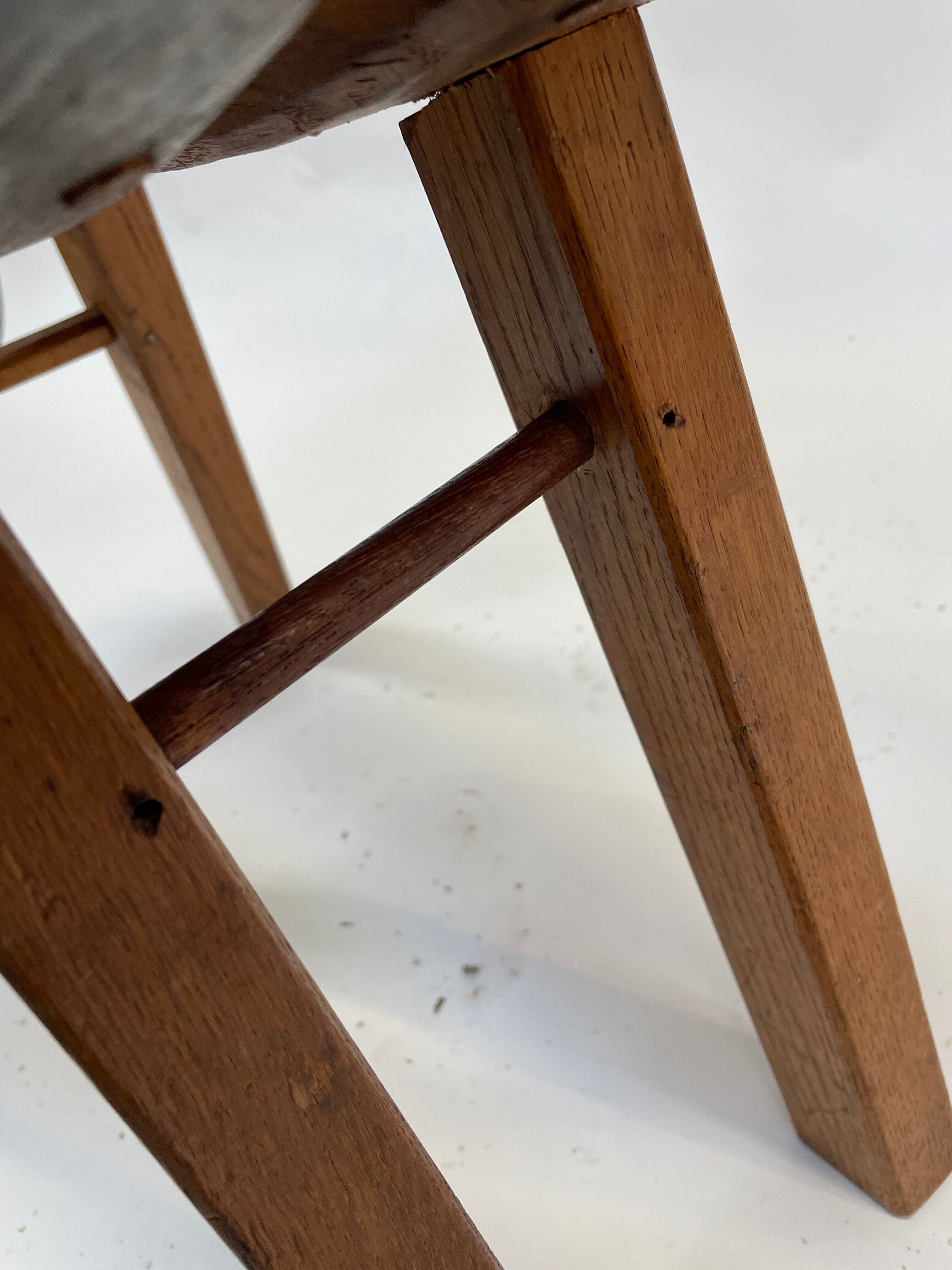 Vintage Brutalist Stool design