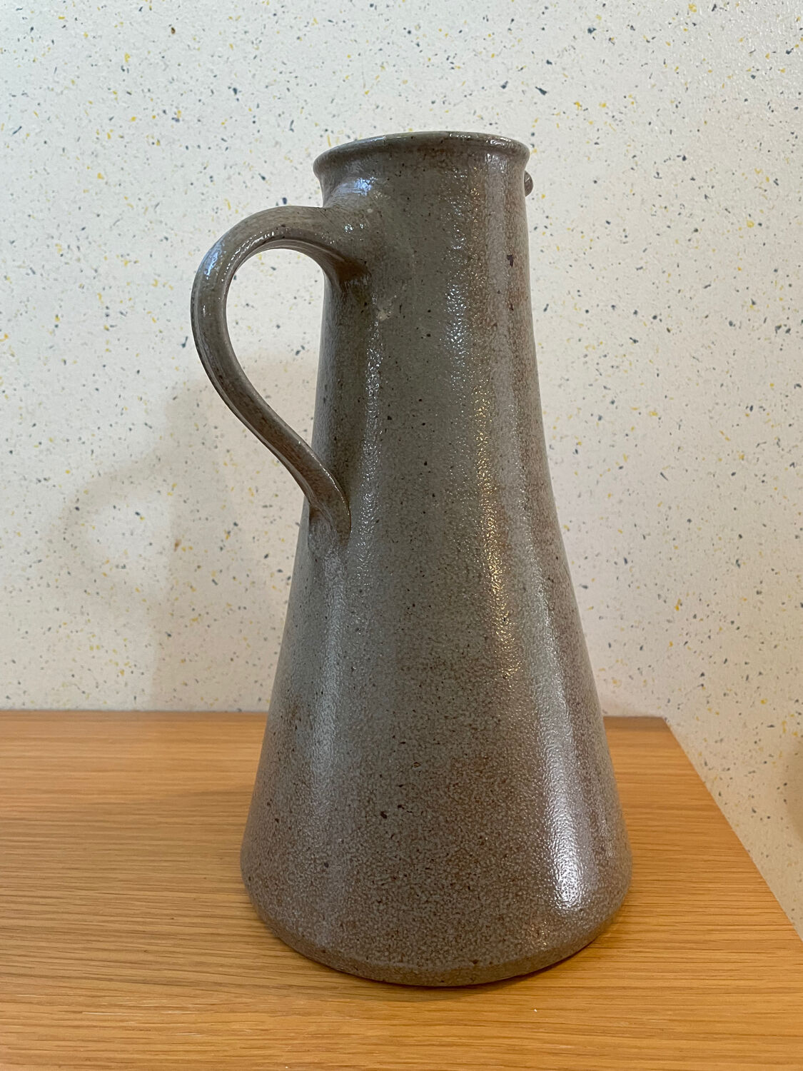 Jug, stoneware carafe, 1950s-60s