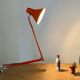 Office lamp architect aluminor France vintage 70s orange