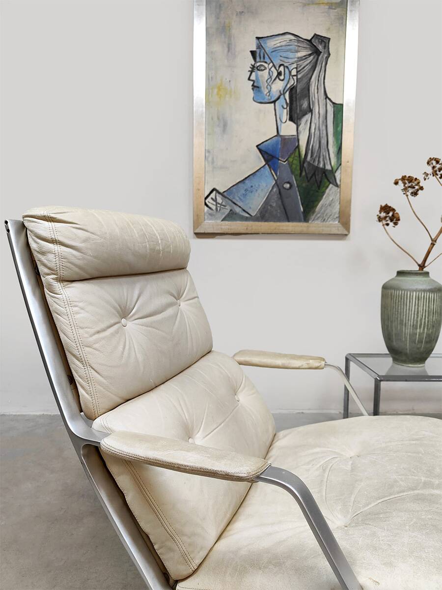Danish lounge chair FK 85 vintage Preben Fabricius & Jorgen Kastholm Alfred Kill