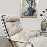 Danish lounge chair FK 85 vintage Preben Fabricius & Jorgen Kastholm Alfred Kill