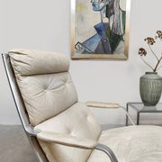 Danish lounge chair FK 85 vintage Preben Fabricius & Jorgen Kastholm Alfred Kill