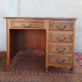 Louis XV Style Oak Desk