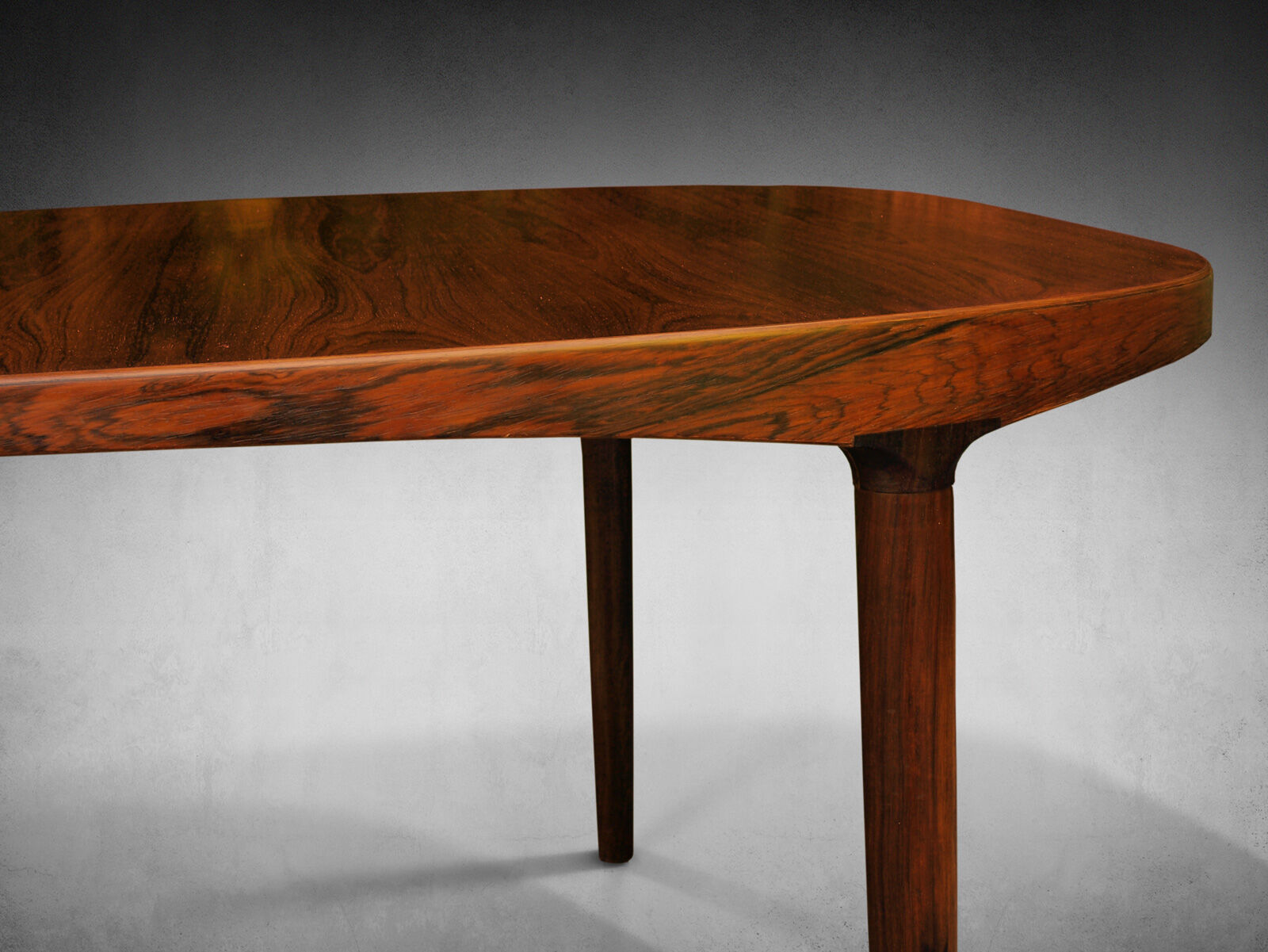 Table à repas en palissandre de Harry Østergaard pour Randers Møbelfabrik