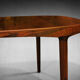 Table à repas en palissandre de Harry Østergaard pour Randers Møbelfabrik