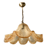 Suspension orange flower glass Murano 1960