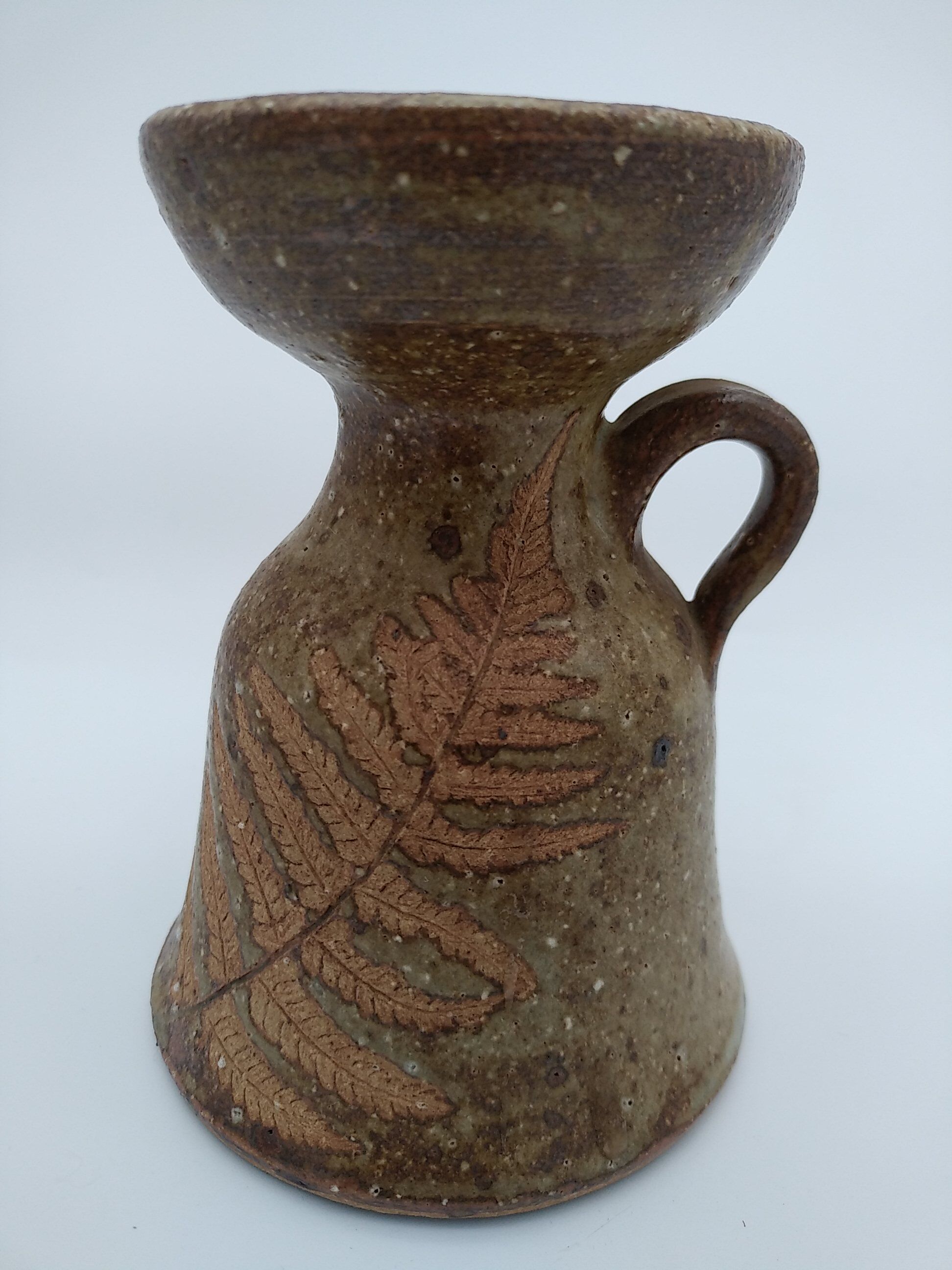 Candle holder in fern decor Alain Blanchard