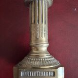 Empire style bronze candle holder