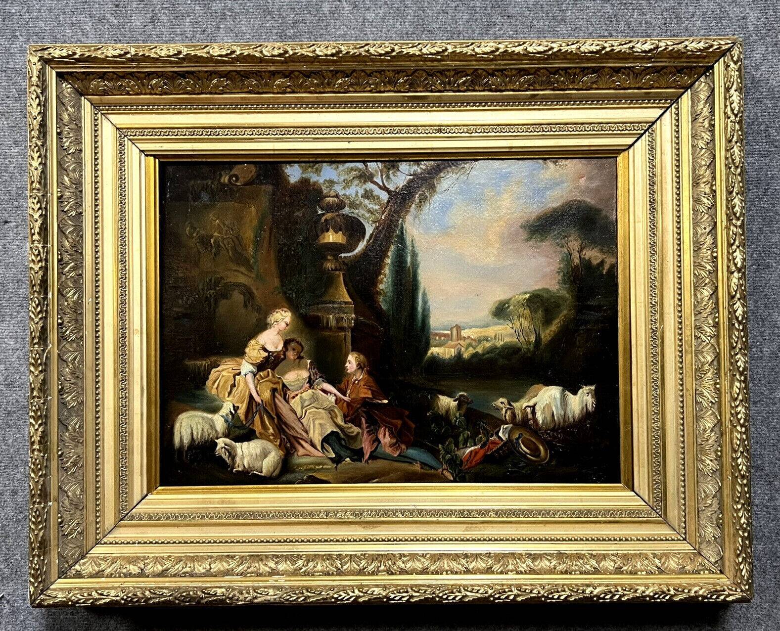 François Boucher (after): oil on canvas, 19th century