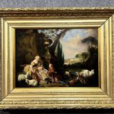 François Boucher (d’après): huile sur toile époque XIXeme siècle