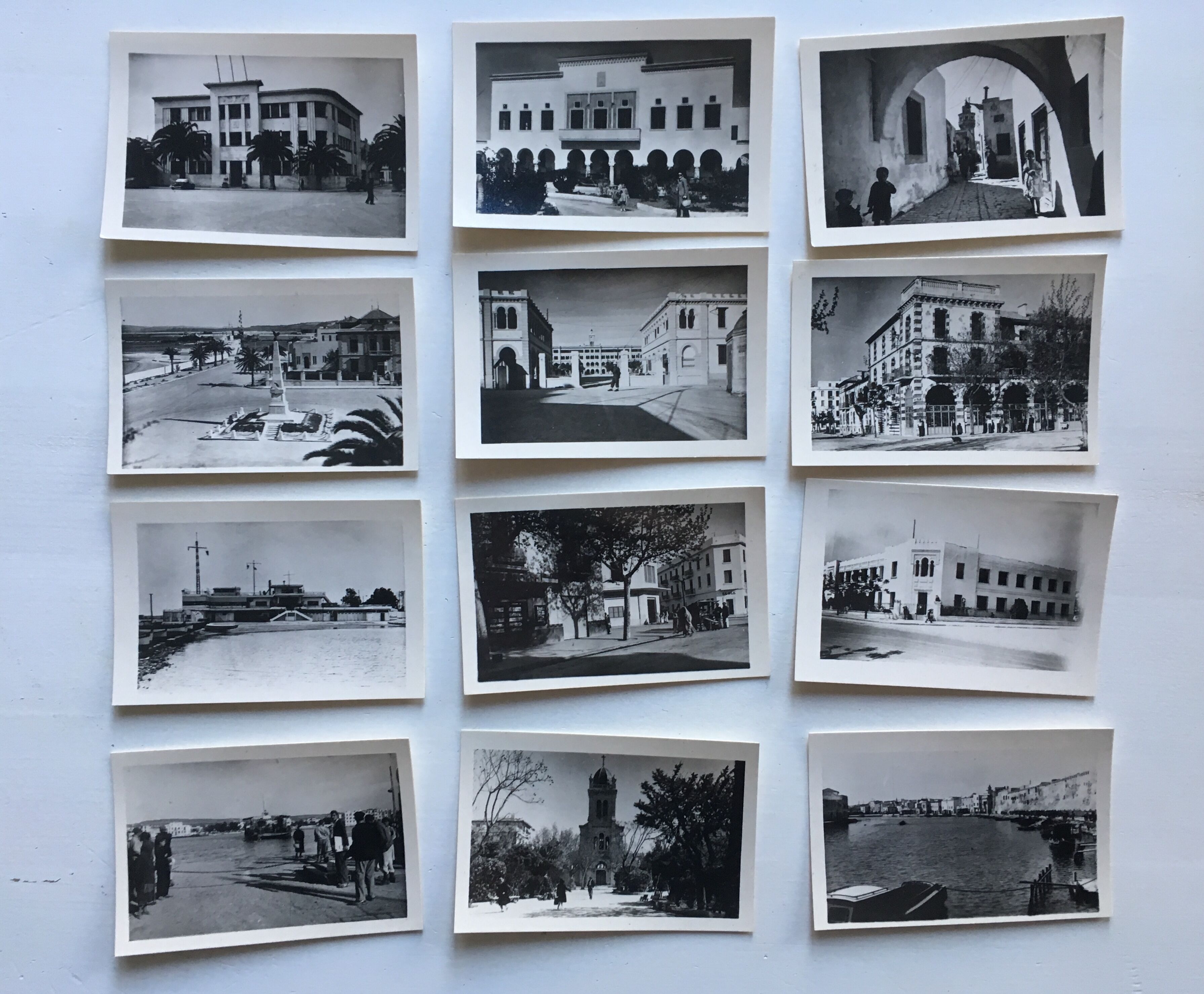 Set of 12 film photos of Casablanca 30s