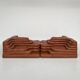 4-piece set de sede terrazza ds1025 by ubald klug in cognac leather