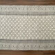 Cotton hand weaved hand block printed picnic rug