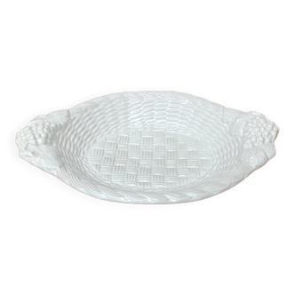 Vintage Italian bowl in white ceramic.