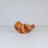 Set of 3 bowls in organic burl wood from Swedish folk art, circa 1960-1970.