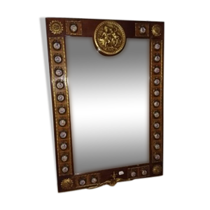 miroir en bronze doré