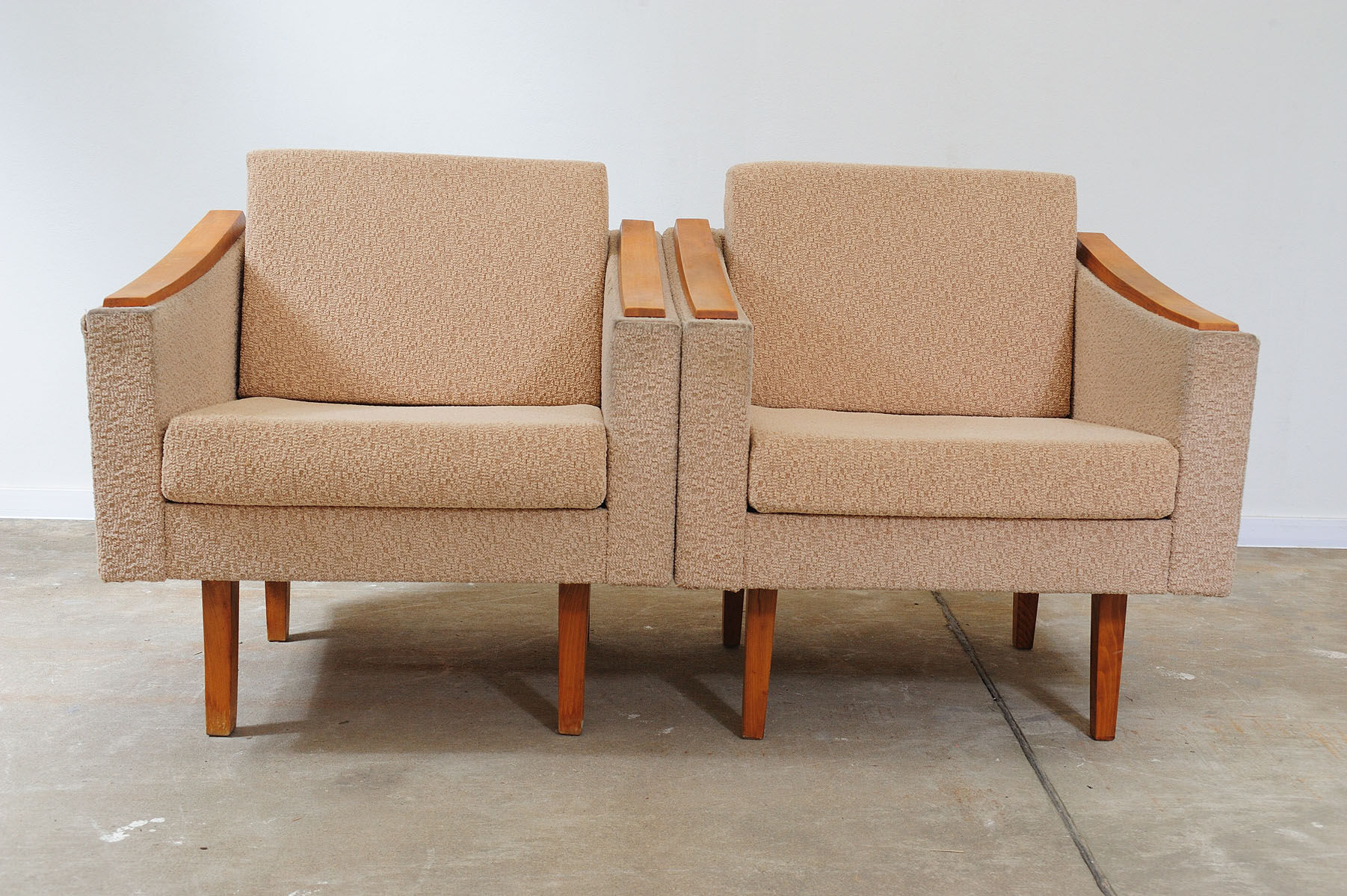 Pair of armchairs 1970s Czechoslovakia