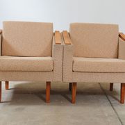 Paire de fauteuils années 1970 Tchécoslovaquie