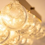 Extra-large glass Tulip chandelier by Kaiser, Germany, 1960s.