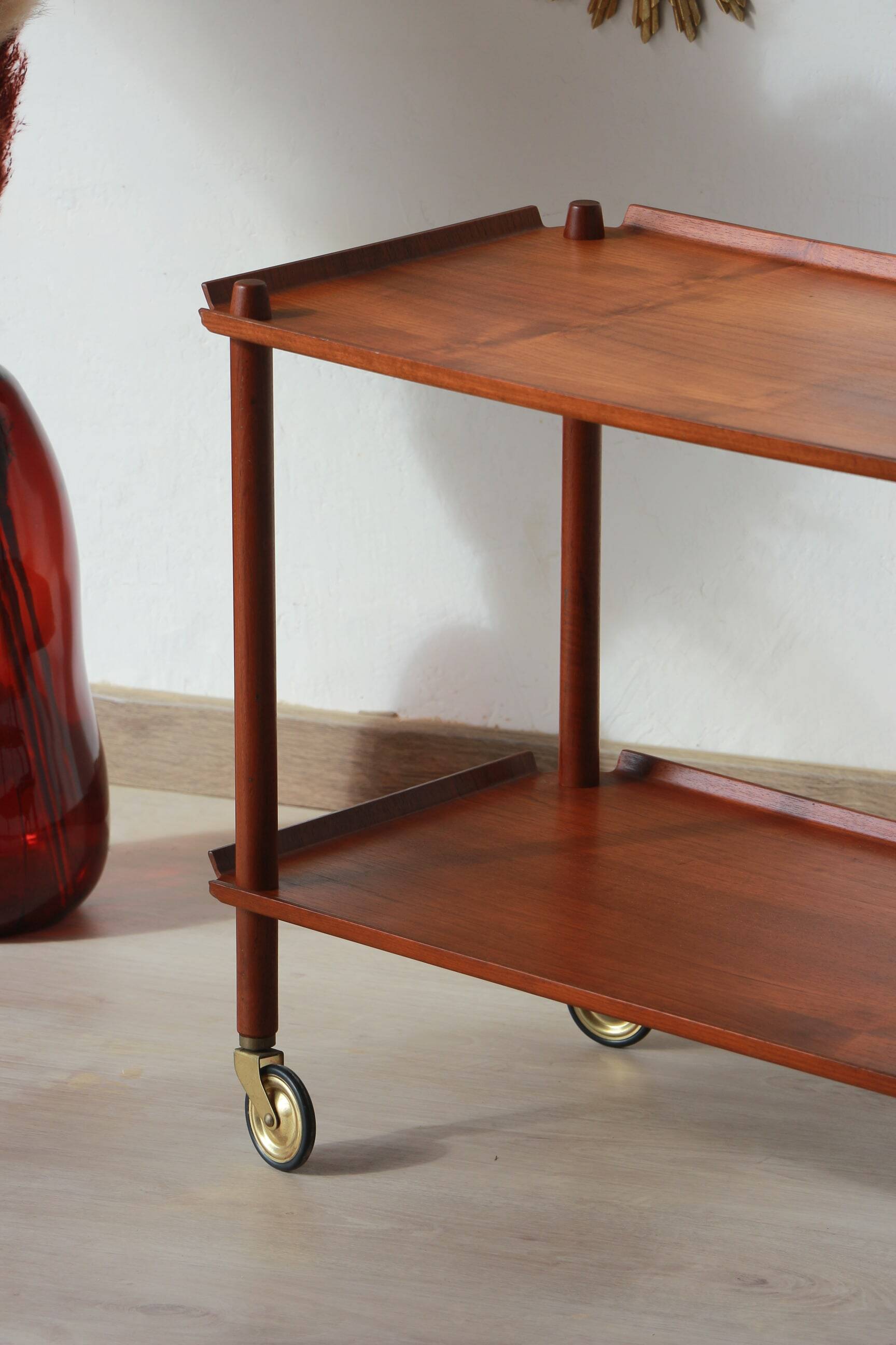 Teak trolley by Poul Hundevad for Vamdrup - Denmark - 1960