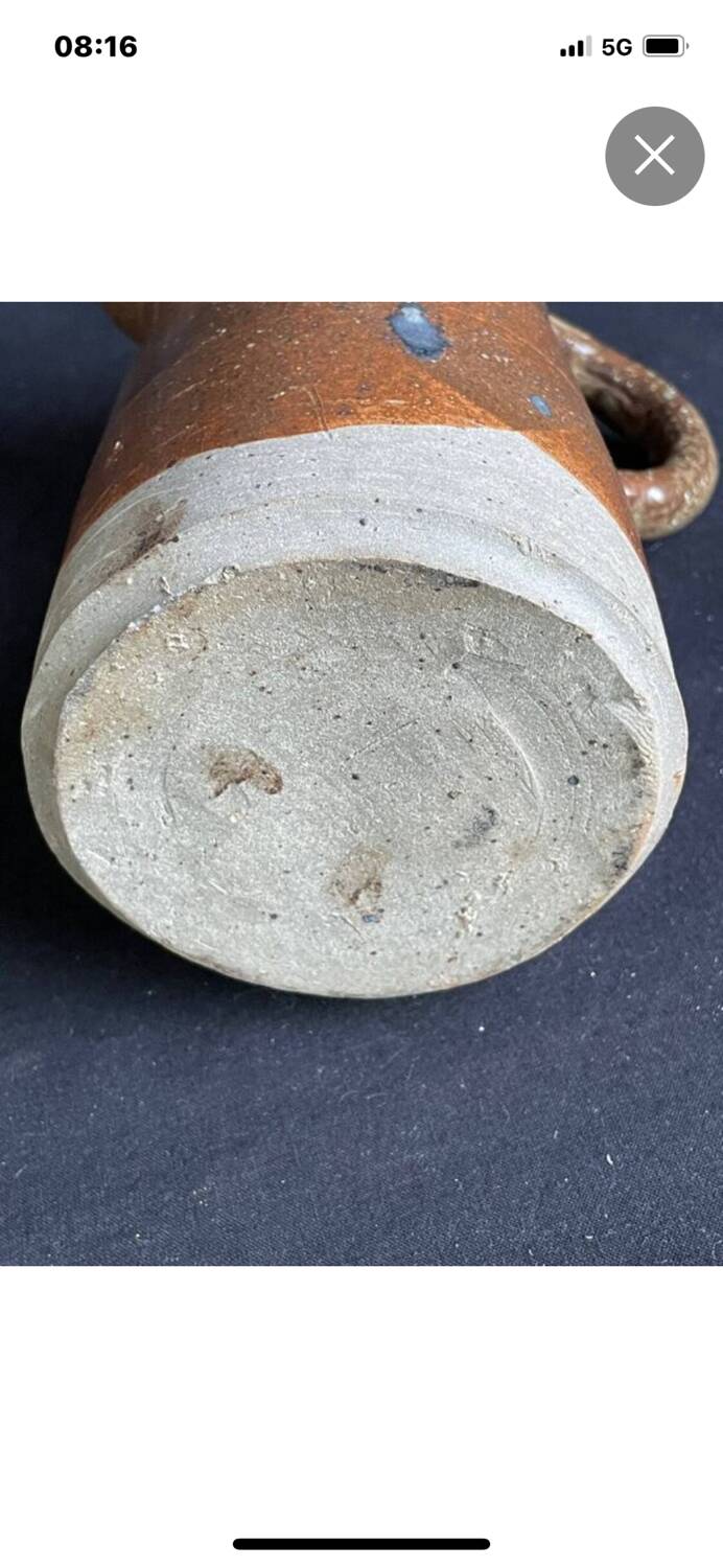 Large pot, old stoneware coffee pot