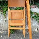 Pair of folding chairs 50s