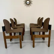 Set of 6 postmodern Thonet Flex chairs designed by Gerd Lange, vintage 80s.