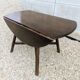 Table À Abattants Ercol 377 Orme Massif Vintage 1960 Design Ercolani