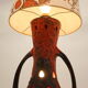 Ceramic lava floor lamp West Germany by Walter Gerhards