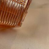 Pair of garden rose vases made of Brockwitz carnival glass, 1915