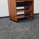 Vintage teak computer table