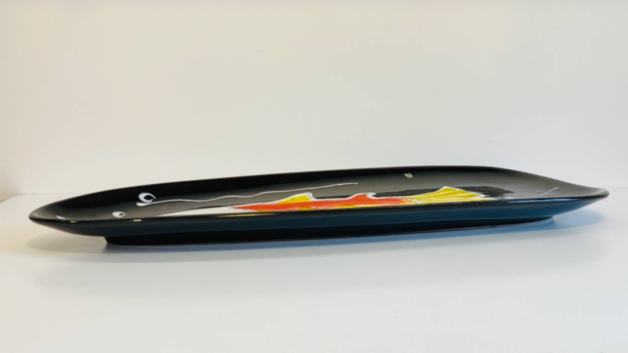 Xl plate niderviller earthenware factory france vintage