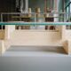 Table basse en travertin 'BERLIN'