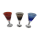 3 crystal glasses