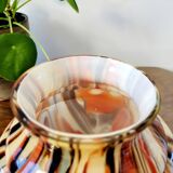 Art deco opaline glazen vaas, Verreries de Scailmont België