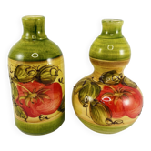 Pair of Bottles or Soliflore Vases Vallauris - Georges Chassin (GC)