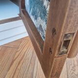 Pair of vintage beech bedside tables