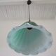 Suspension opaline art déco en forme de fleur