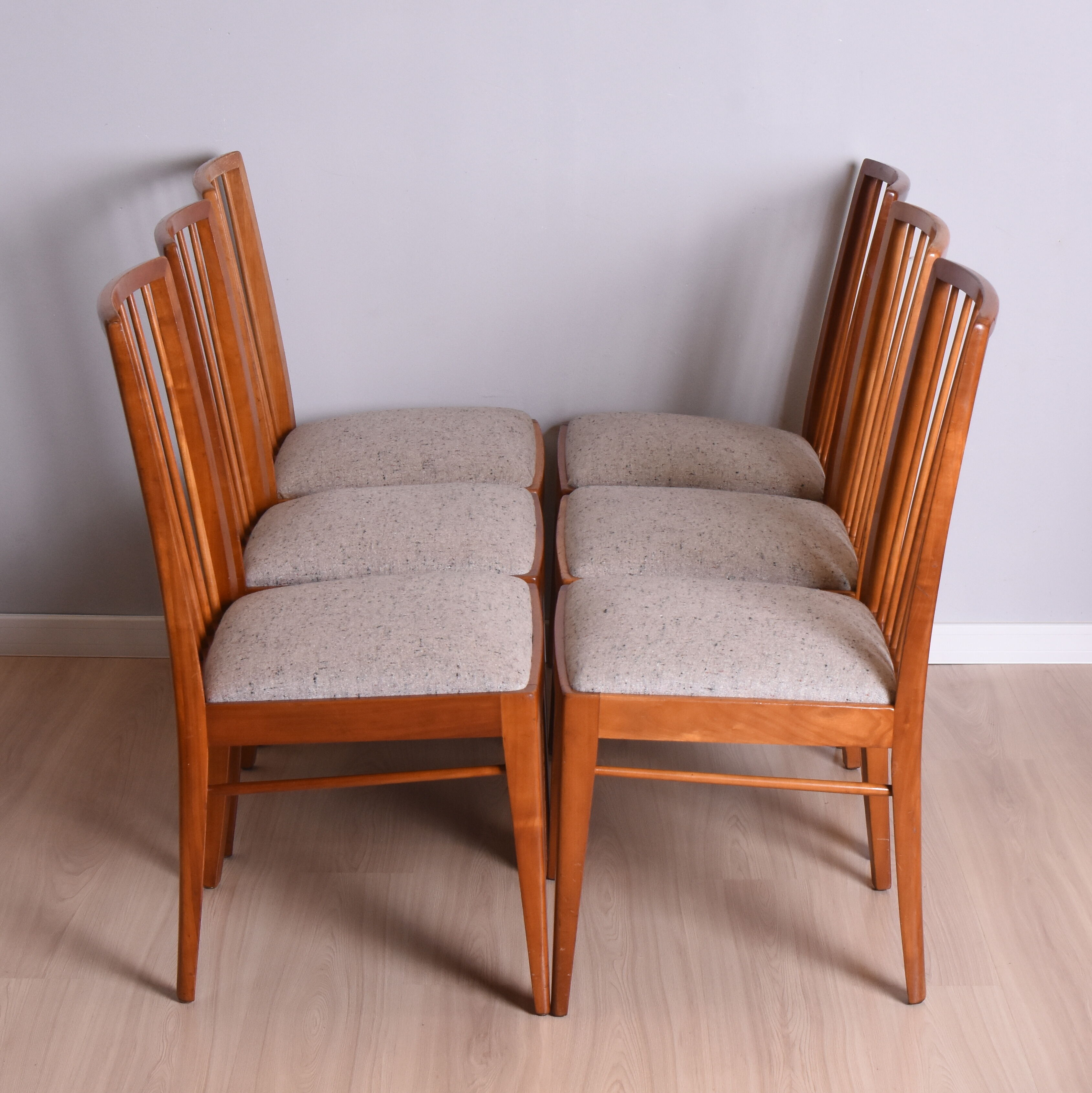 Set of six chairs, germany, 1960s