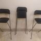 Lot de 3 chaises hautes bar bois et époxy ikea